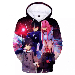 3D Printed Hoodies - Anime DARLING in The FRANXX Sweatshirt