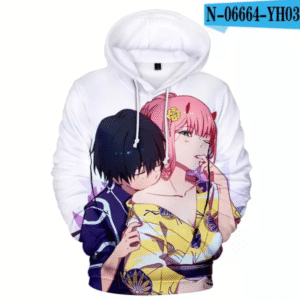 3D Printed Hoodies - Anime DARLING in The FRANXX Sweatshirt