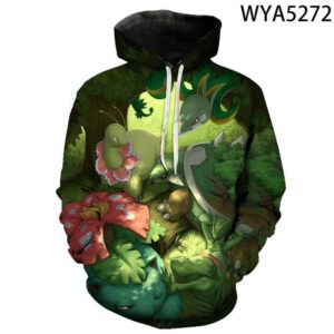 3D Printed Hoodies - Games Pokemon Sweatshirts