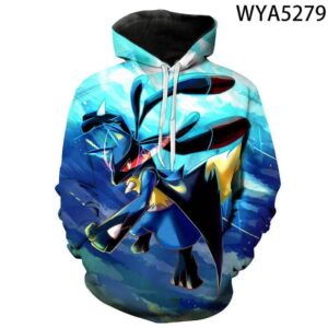 3D Printed Hoodies - Games Pokemon Sweatshirts