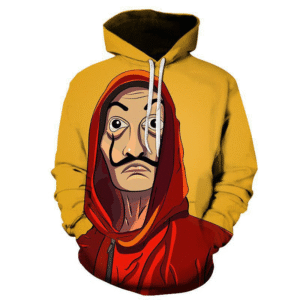 3D Printed La Casa De Papel Sweatshirt Streetwear Hoodies