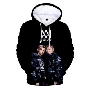 3D Printed Marcus and Martinus Hooded Sweatshirt Hoodies