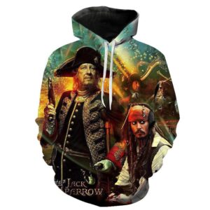 3D Printed Pirates of the Caribbean Hoodies - Movies Fashion Hoody Pullover