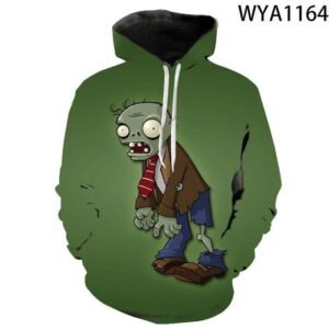 3D Printed Plants vs. Zombies Hoodies Sweatshirts Pullover