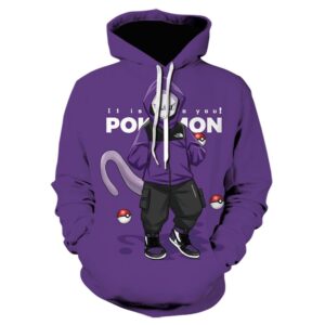 3D Printed Pokemon Hoodie - Anime Sweatshirt