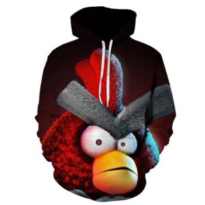 3D Printed The Angry Birds Hooded Sweatshirts Hoodies