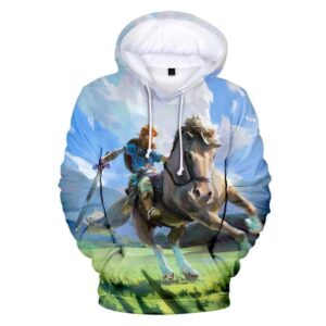 3D Printed The Legend of Zelda Hoodie Sweatshirts - Hooded Long Sleeve Hip Hop Coats