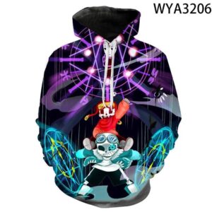 3D Printed Undertale Hooded Pullovers Sweatshirts Hoodies