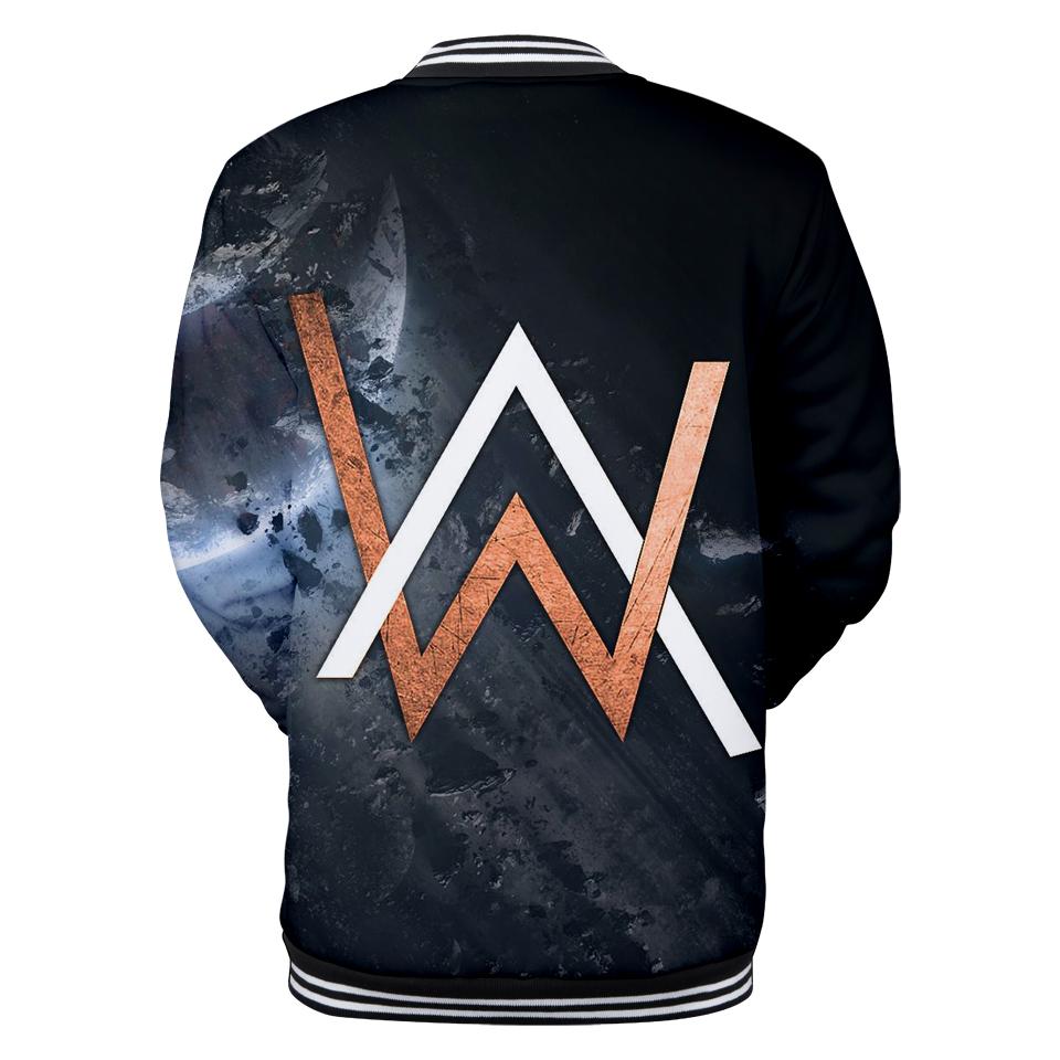 Alan Walker Hoodies - Grey Letter Hoodie - Image 6