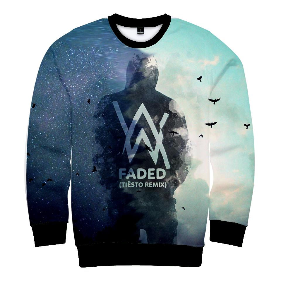 Alan Walker Hoodies - Light Blue Hoodie - Image 3