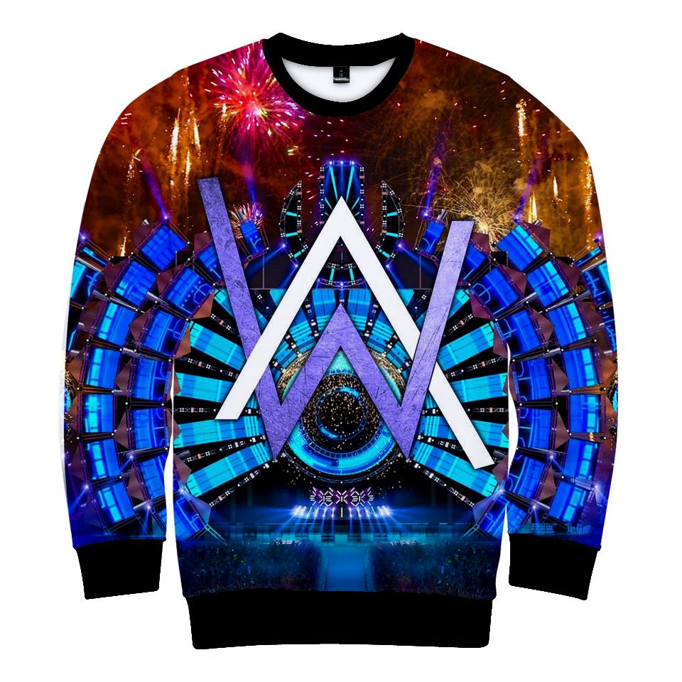 Alan Walker Hoodies - Pullover Cool Blue Hoodie - Image 3