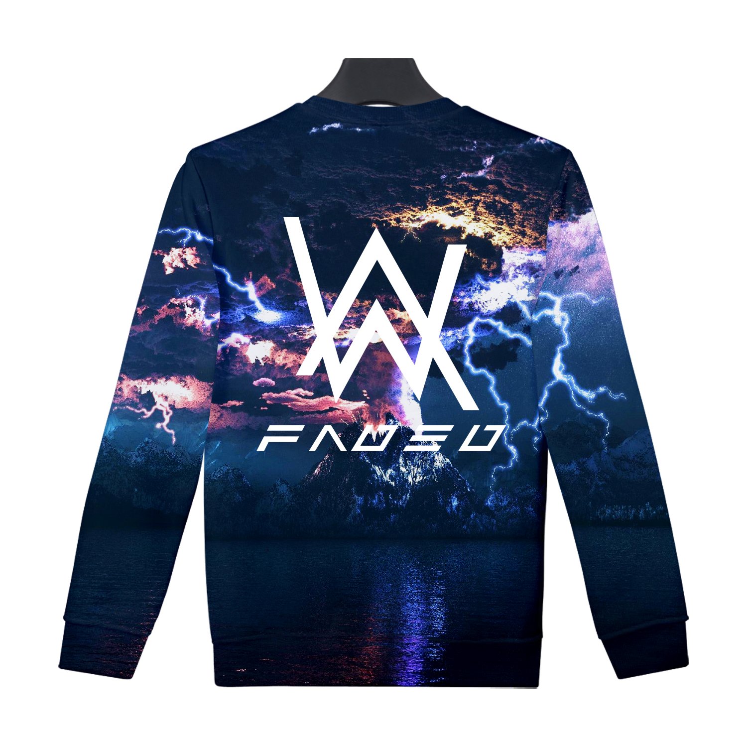 Alan Walker Hoodies - Pullover Lightning Hoodie - Image 4