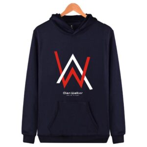 Alan Walker Hoodies - Red-white Letter Hoodie