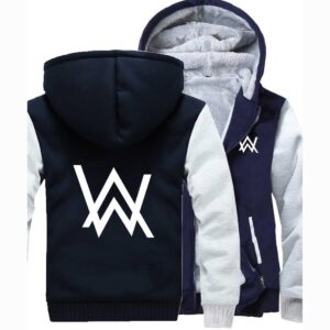 Allen walker Jackets - Solid Color Allen walker Music Series Allen walker Sign Fleece Jacket
