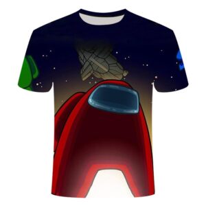 Among Us 3D Printed Breathable Short Sleeves T-Shirt