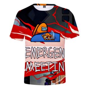 Among Us 3D Printed Casual T-Shirt