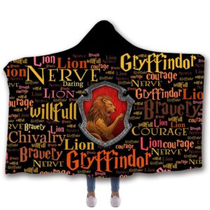 Animal Hooded Blankets - Animal Lion Series Fleece Hooded Blanket
