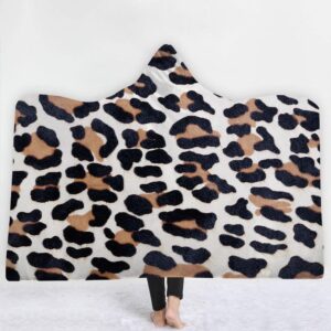 Animal Hooded Blankets - Animal Series Animal Stripe Fleece Hooded Blanket