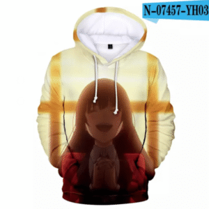 Anime 3D Printed Kakegurui Regular Hoodie