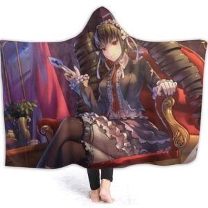 Anime Danganronpa Flannel Hooded Blanket - Warm Blanket