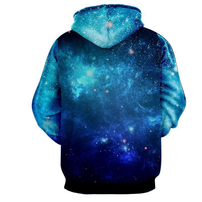 Vegeta SSJ Blue Dragon Ball 3D Hoodie - Image 2