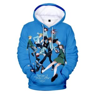 Anime Digimon Adventure Wargreymon 3D Hoodies Sweatshirts