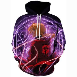 Anime Fullmetal Alchemist 3D printed hoodies Unisex pullover hoodie sweater