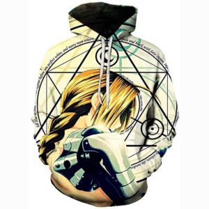 Anime Fullmetal Alchemist 3D printed hoodies Unisex pullover hoodie sweater