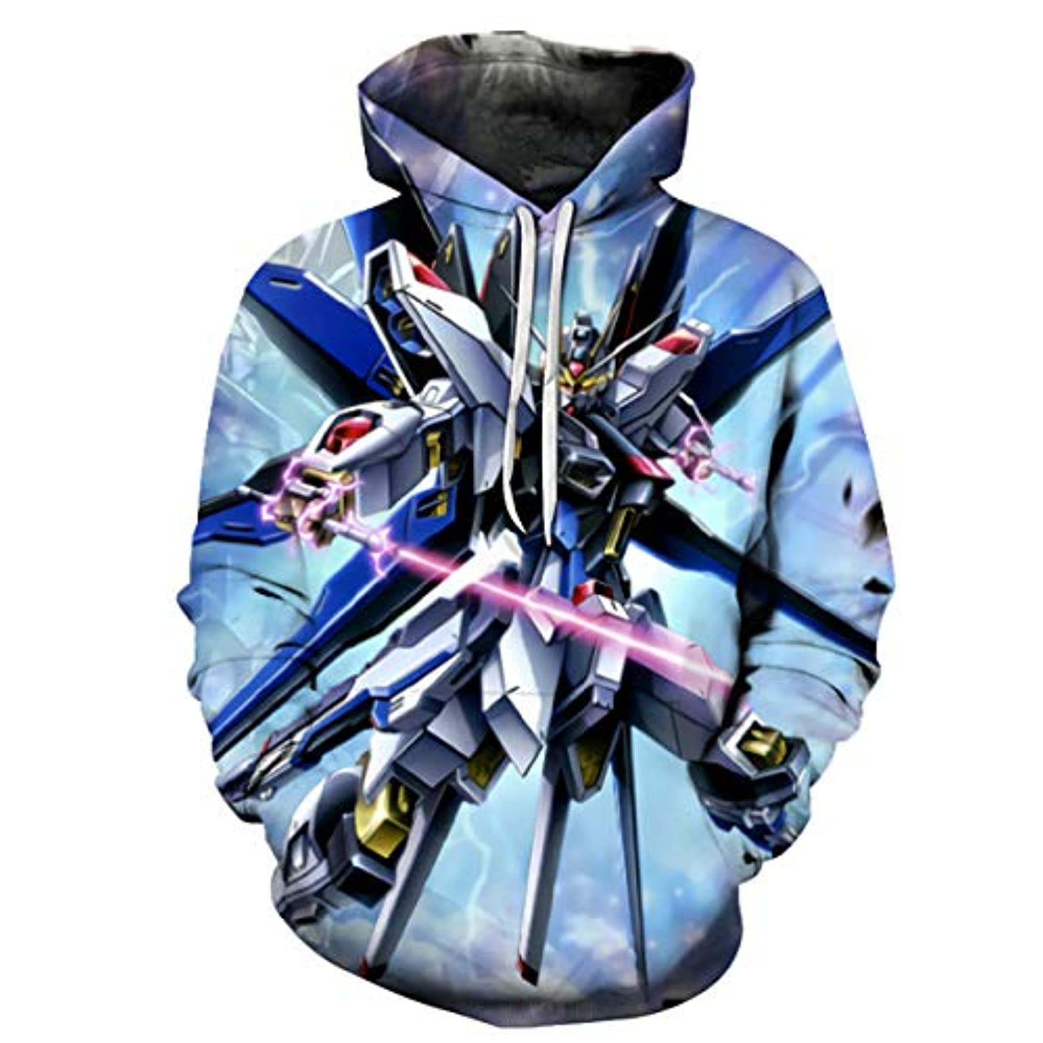 Anime Gundam Hoodie - 3D Print Pullover Hoodie
