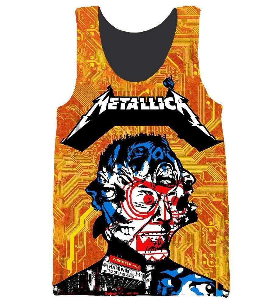 Metallica Hoodies - Pullover Yellow Hoodie - Image 5