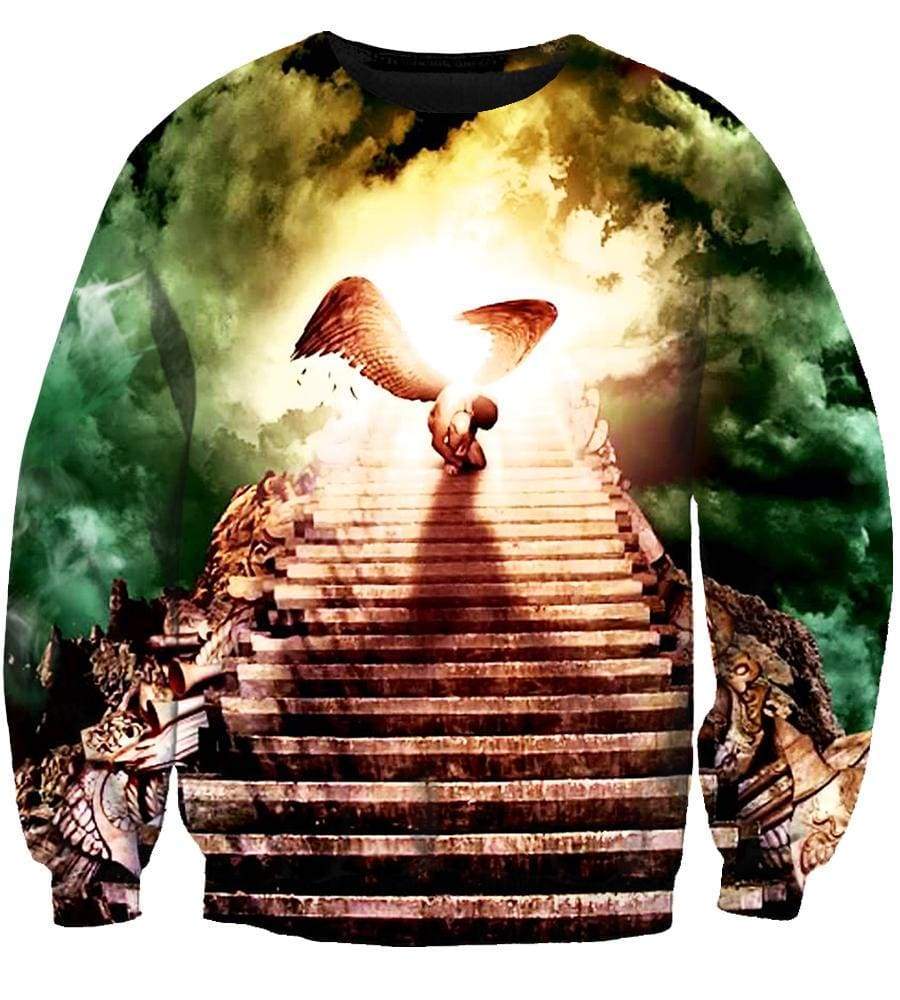 Led Zeppelin Hoodies - Pullover Black Hoodie - Image 3