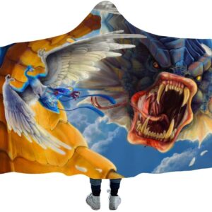 Anime Pokemon Blankets - Hooded Blankets