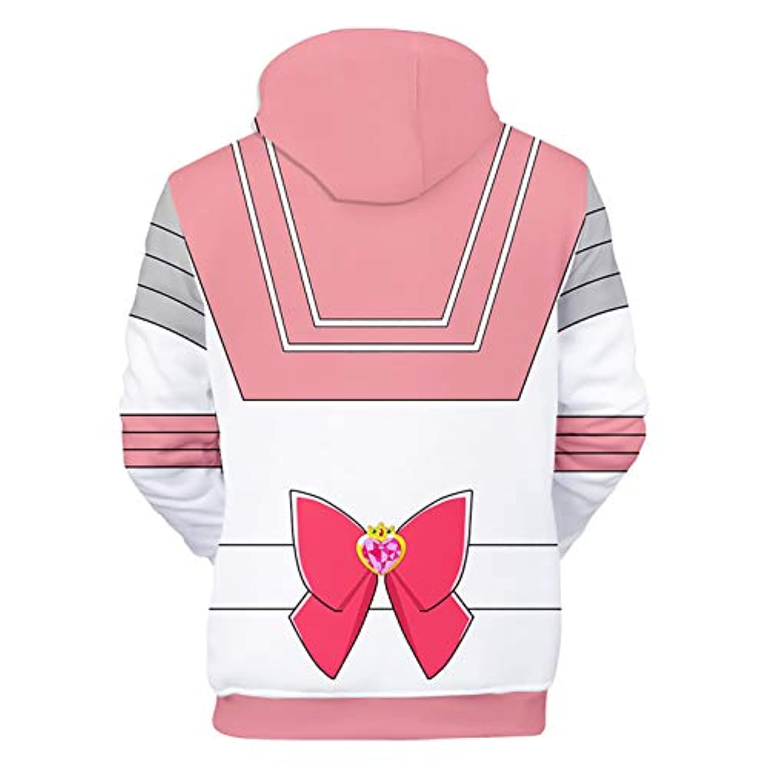 Anime Sailor Moon Hoodie - 3D Print Pullover Hoodie - Image 2
