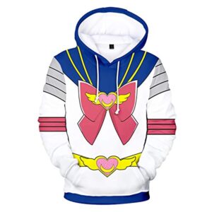 Anime Sailor Moon Hoodie - 3D Print Pullover Hoodie