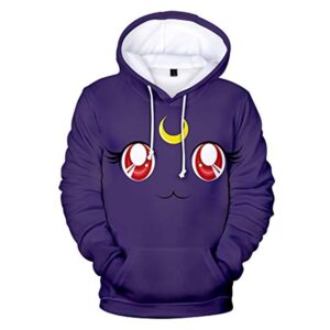 Anime Sailor Moon Hoodie - Cute Sailor Moon 3D Print Pullover Hoodie