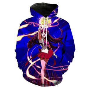 Anime Sailor Moon Hoodie - Sailor Mars 3D Print Pullover Hoodie