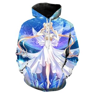 Anime Sailor Moon Hoodie - Sailor Moon 3D Print Pullover Hoodie