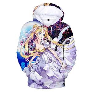 Anime Sailor Moon Hoodie - Sailor Moon 3D Print Pullover Hoodie