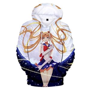 Anime Sailor Moon Hoodie - Sailor Moon 3D Print Pullover Hoodie