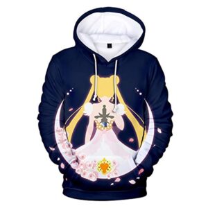 Anime Sailor Moon Hoodie - Sailor Moon 3D Print Pullover Hoodie