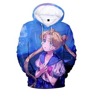 Anime Sailor Moon Hoodie - Sailor Moon 3D Print Pullover Hoodie