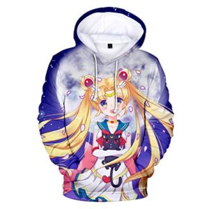 Anime Sailor Moon Hoodie - Sailor Moon 3D Print Pullover Hoodie