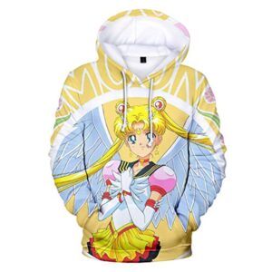 Anime Sailor Moon Hoodie - Sailor Moon 3D Print Pullover Hoodie