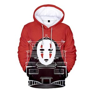 Anime Spirited Away Hoodies - Unisex 3D Hooded Pullover Sweatshirt