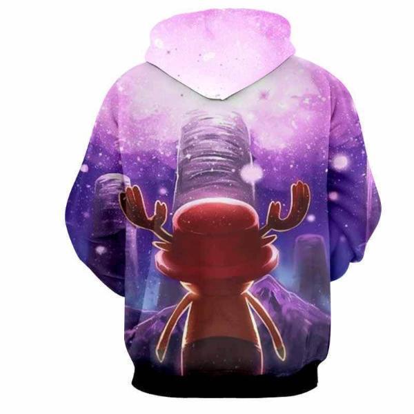 One Piece Chopper Plush 3D Hoodie - Image 2