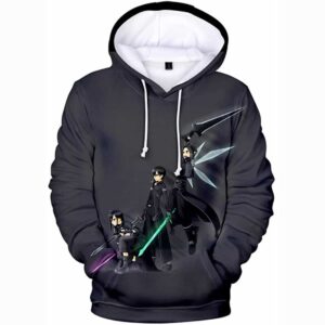 Anime Sword Art Online Hoodie Sweatshirt Jacket Costume Fleeces Adult Cosplay