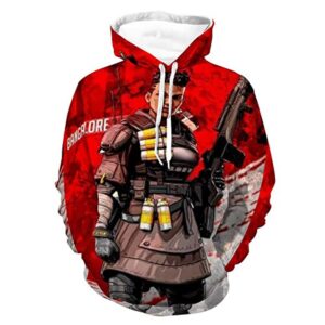 Apex Legends Hoodies - Bangalore Fashion 3D Print Drawsrting Pullover Gaming Hoodie