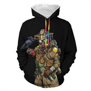 Apex Legends Hoodies - Bloodhound 3D Print Pullover Gaming Hoodie