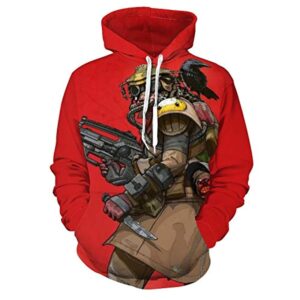 Apex Legends Hoodies - Bloodhound Fashion 3D Print Drawsrting Pullover Gaming Hoodie