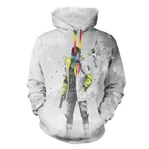 Apex Legends Hoodies - Crypto Fashion 3D Print Drawsrting Pullover Gaming Hoodie
